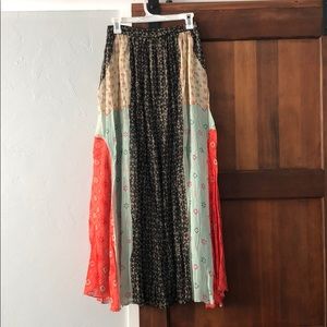 Anthropologie maxi skirt